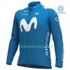 Maillot Cyclisme Hiver + Collant à Bretelles 2020 Movistar Team N001